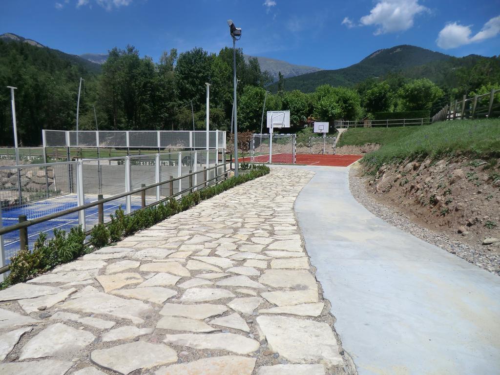 Camping L'Espelt La Pobla de Lillet Buitenkant foto